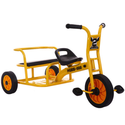 Mới Mẫu Giáo Xe Đạp Ba Bánh 2-8 Tuổi Bé Trai Và Bé Gái Trò Chơi Giáo Dục Mầm Non Đồ Chơi Đai Đôi Ghế Sau Xe Ô Tô