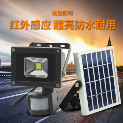 Đèn năng lượng mặt trời Guangjian Sân vườn ngoài trời Đèn đường năng lượng mặt trời Nhà máy bán hàng trực tiếp Đèn tường cảm biến năng lượng mặt trời vườn sáng tạo