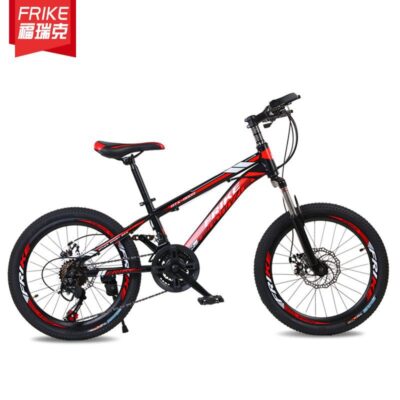 Nguồn hãng sản xuất xe đạp địa hình trẻ em phanh đĩa 20 inch 24 inch giảm xóc biến tốc nam thanh niên đua xe một mảnh