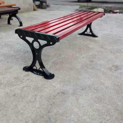 Ghế công viên ngoài trời Ghế sân vườn Gỗ cứng Ghế giải trí Ghế gỗ nhựa Ghế thép nhựa