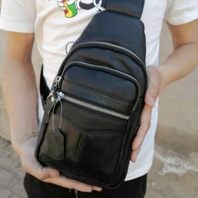 Mới Túi Đeo Vai Nam Túi Đeo Ngực Cổ Lớp Đầu Tiên Da Bò Sứ Giả Túi Đeo Ngực Đô Thị Xu Hướng Thường Ngày Túi Messenger