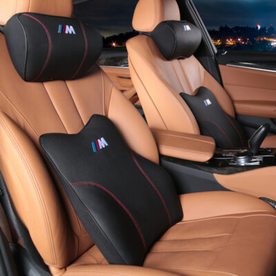 Thích hợp cho nội thất ô tô BMW cung cấp tựa đầu ô tô eo và gối cổ gối chăn 3 Series 5 Series mới x1X3 Mút