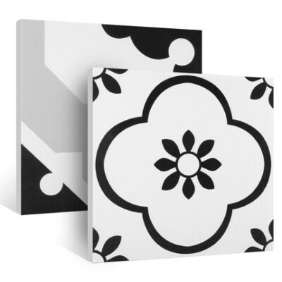 Bắc Âu Đen Trắng Hình Học Gạch 300X300 Tivi Nền Ốp Tường Phòng Khách Nhà Bếp Ốp Tường Nhà Tắm Sàn