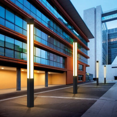 Đèn LED cảnh quan đèn cột đèn vuông đèn sân vườn 2 mét 3 mét 3,5 mét đèn vuông cộng đồng vuông đèn đường không thấm nước nhà sản xuất