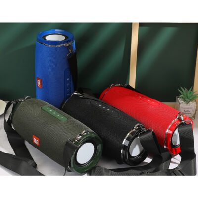 Loa Bluetooth không dây trống lớn TG187, thẻ di động ngoài trời công suất cao, loa siêu trầm FM, âm thanh khiêu vũ vuông