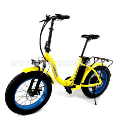 20 inch 48V pin lithium xe điện xe trượt tuyết người lớn gấp xe đạp điện xe đạp điện
