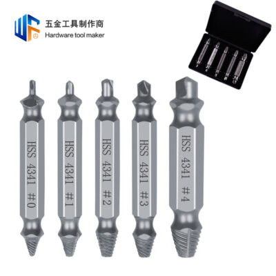 Máy Vặn Vít Thép Tốc Độ Cao Bị Gãy Đầu Trượt Răng Dây Vặn Tua Vít Dụng Cụ Tháo Bộ 2 Đầu Vặn Vít