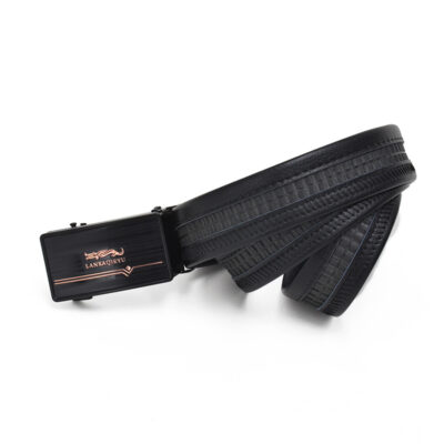 Thắt lưng nam mới mặc chính thức kinh doanh hình hậu tố vải thiều răng đầy đủ quần dây đai PVC viền đai một mảnh thay mặt cho