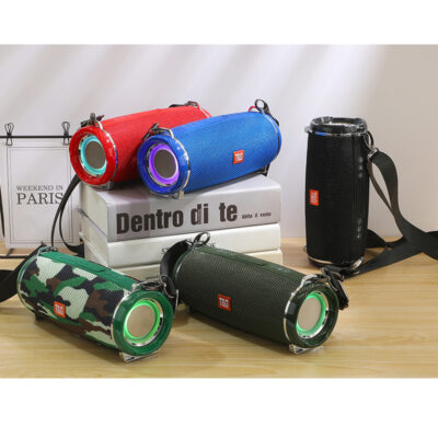 Mới Loa Bluetooth Không Dây TG192 Dây Đeo Nhỏ Trận Trống Âm Thanh Đôi Màng Sáng Thẻ Quà Tặng Loa