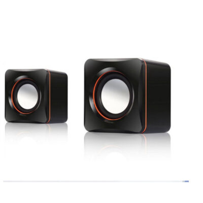 Loa nhỏ di động USB2.0 vuông nhỏ máy tính để bàn máy tính xách tay âm thanh nhỏ