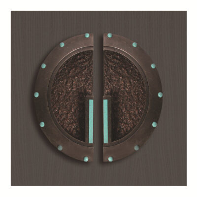 Tay nắm cửa hình bán nguyệt chạm khắc kiểu Trung Quốc tay nắm đối xứng cửa gỗ tay nắm cửa bằng đồng đỏ tay nắm hình bán nguyệt bằng đồng