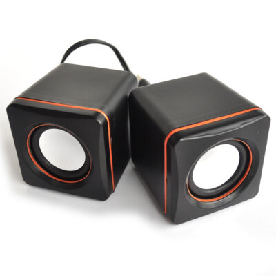 USB loa nhỏ âm thanh nhỏ nhỏ hộp cặp loa mini máy tính xách tay máy tính để bàn hộp nhỏ màu đen