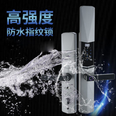 Xizujijia nắp trượt khóa vân tay khóa cửa thông minh chống lạnh chống đóng băng khóa vân tay chống trộm trong nhà khóa mật khẩu điện tử