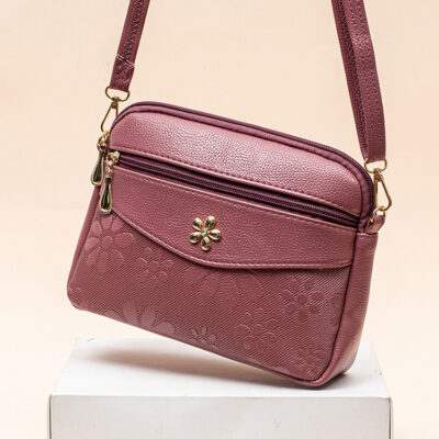 Túi sức chứa lớn Túi đeo chéo mới của phụ nữ khí chất trung niên Túi đeo vai in hình mẹ Túi Messenger chống thấm nước