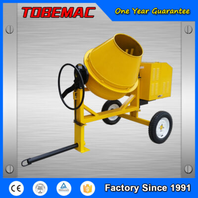 Máy trộn bê tông chạy bằng động cơ diesel hai bánh bốn bánh hình trống máy trộn vữa xi măng nhỏ