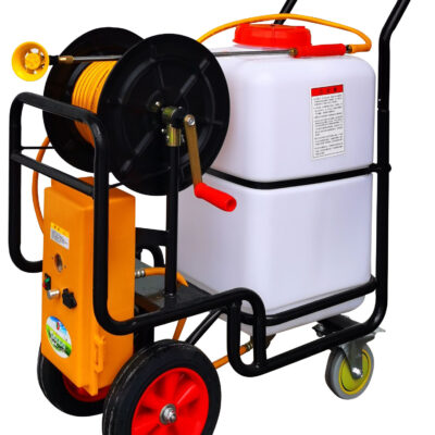 60L Xe Điện Nhỏ Máy Phun Bơm Đôi Máy Phun Rau Trang Trại Lợn Máy Làm Sạch Ống Tự Động