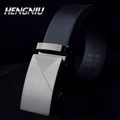 Các nhà sản xuất bán buôn thắt lưng nam tốt hơn da bò khóa tự động kinh doanh thắt lưng hàng không cửa hàng trực tuyến phòng phát sóng trực tiếp