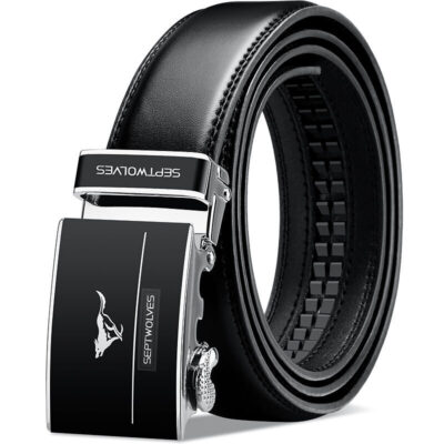 Thắt lưng khóa tự động Septwolves Thắt lưng nam công sở cổ điển Thắt lưng nam thời trang