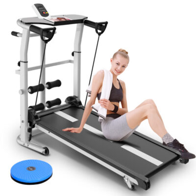 Máy chạy bộ gia đình mô hình mini có thể gập lại máy đi bộ không ồn thiết bị tập thể dục nhỏ đơn giản máy chạy bộ