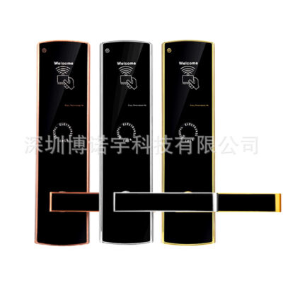 Nhà sản xuất hợp kim kẽm sao khóa cửa cảm biến thông minh khóa căn hộ hệ thống khóa cửa khách sạn