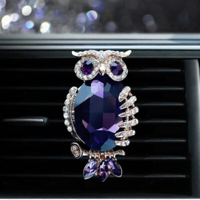 Kẹp cửa thoát gió ô tô nước hoa trang trí cá tính sáng tạo cửa gió điều hòa ô tô trang sức kẹp nước hoa ô tô kẹp cú