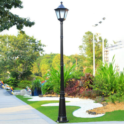 Mới Phong Cách Châu Âu Đèn Sân Vườn Ngoài Trời Chống Thấm Nước Sân Vườn Công Viên Biệt Thự Cộng Đồng Đèn Đường Ren Lục Giác Sân Vườn Bãi Cỏ Đèn