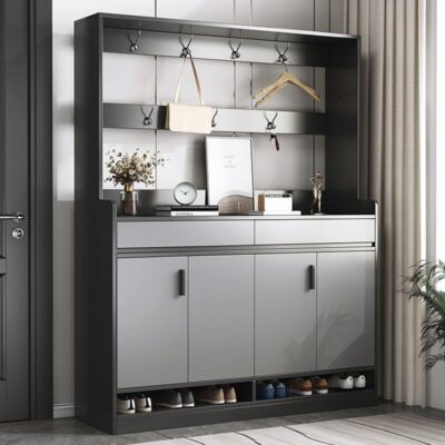 Tủ giày giá để giày cửa nhập cửa cao cấp mới nhẹ sang trọng tủ giày hộ gia đình bền cửa nhập treo quần áo kết hợp