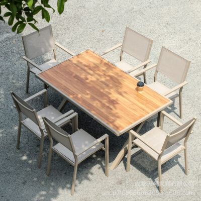 Bàn ghế ngoài trời sân đá tấm pha lê bàn xoay ban công sân thượng giải trí cafe bàn ghế ngoài trời sân vườn bàn ăn