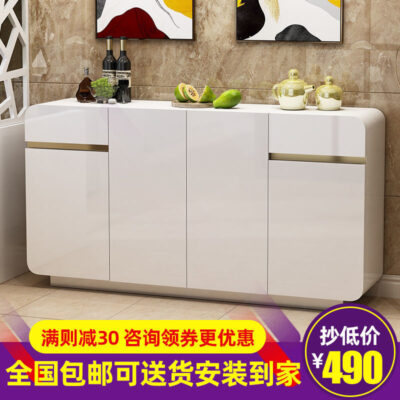 Hiện đại tối giản đa chức năng sơn đẹp sang trọng tủ phụ để đồ dung lượng lớn để đồ bộ đồ ăn tủ trà