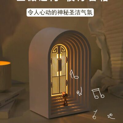 Quà tặng sinh nhật cho bé gái và bé trai trang trí phòng ngủ phòng khách phong cách retro âm thanh nhỏ đèn ngủ loa bluetooth mini bé gái