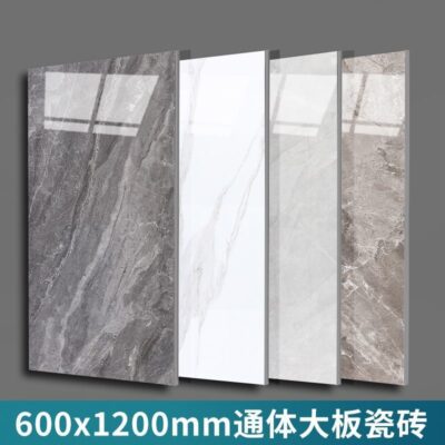 Gạch 800x800 đá hoa cương toàn thân 600X1200 lát nền phòng khách chống trơn trượt chịu mài mòn hoa văn vô cực liên tục