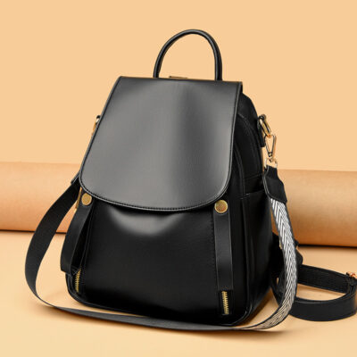 2023 mới túi da nữ ba lô thời trang nữ ba lô cao cấp xuyên biên giới bán buôn túi đeo vai đơn Túi Messenger