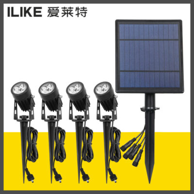 Đèn rọi năng lượng mặt trời Amazon ngoài trời cắm sáng bãi cỏ đèn RGB cây chống thấm nước đèn sân vườn đèn sân vườn phong cảnh