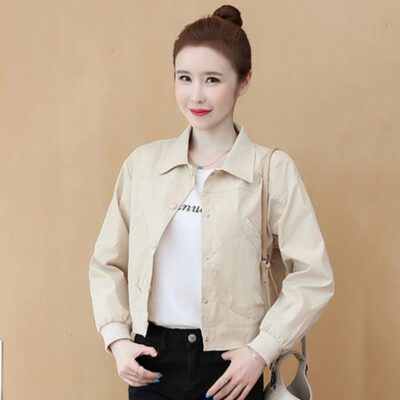 Áo khoác phù hợp với thiết kế thích hợp cho mùa xuân và mùa thu của phụ nữ phù hợp với tất cả các trận đấu thời trang giảm tuổi hàng đầu, áo khoác nhỏ phù hợp với triều đại