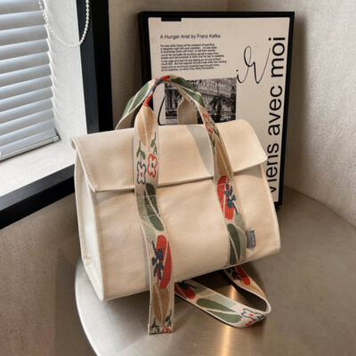 Đơn Giản Giản Dị Túi Lớn Nữ 2023 Mới Phổ Biến Tất Cả Các Trận Đấu Túi Xách Thời Trang Thích Hợp Túi Một Vai