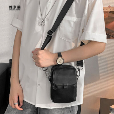 Túi satchel túi điện thoại di động nam mới đơn giản thông thường túi đeo vai nhỏ thủy triều thương hiệu thể thao nam Messenger túi nhỏ túi nhỏ nữ