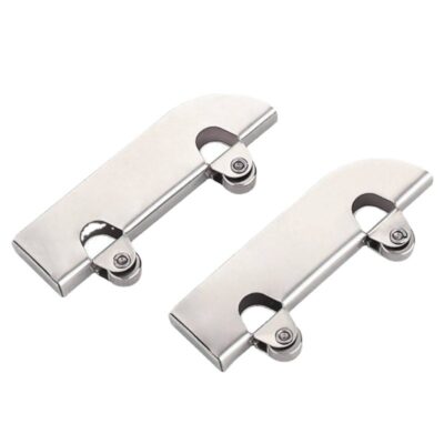 Thép không gỉ kính ròng rọc tủ trưng bày kéo đẩy cửa trượt bánh xe điện thoại di động phản kẹp bánh xe con lăn theo dõi phụ kiện bán buôn