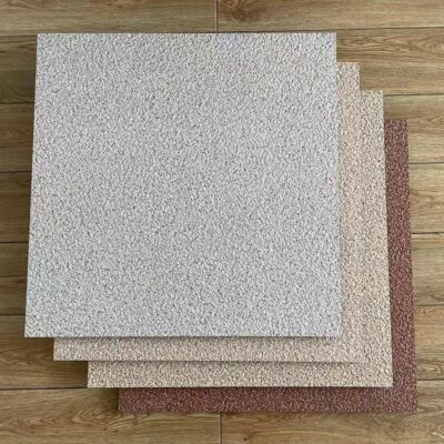 Nhà sản xuất gạch thạch anh sân vườn ngoài trời màu xám mè gạch chống thấm sàn sinh thái lát đá giả đá Gạch PC