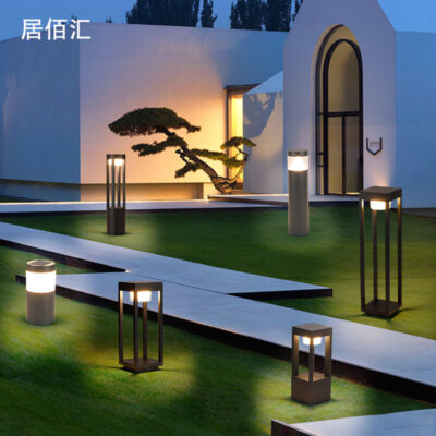 Đèn LED mới Đèn sân cỏ năng lượng mặt trời Công viên Khu dân cư Biệt thự Sân vườn Đèn cảnh quan Đèn sân vườn ngoài trời không thấm nước