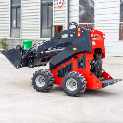 Máy xúc lật có bánh xe đa chức năng mini skid xe nâng nhỏ vận hành công trường xe kỹ thuật