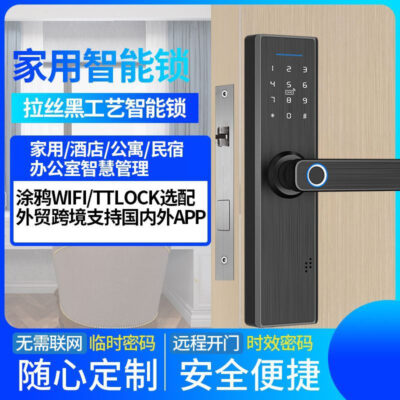 Mới Trong Nhà Cửa Vân Tay Khóa Cửa Kết Hợp Khóa Thật Lỗ Thông Minh Bluetooth Cửa Phòng Ngủ Tất Cả Nhôm Khóa Chống Trộm