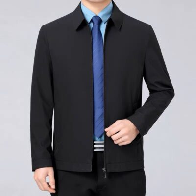 Shanli Dadi 2023 Xuân Thu Công Sở Cán Bộ Điều Hành Áo Khoác Mỏng Phần Áo Bố Đầm Nam Mùa Xuân Áo Khoác Ngoài