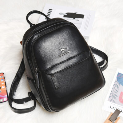 Túi đeo vai đi học Ba lô nữ Hàn Quốc túi xác ướp giải trí phong cách nước ngoài da thật 2023 túi xách mới túi xách phù hợp tất cả