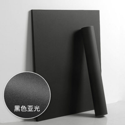 Đen dán giấy dán tường tự dính màng mờ máy tính để bàn nội thất đổi mới nền dán tường mờ giấy dán tường nhà máy