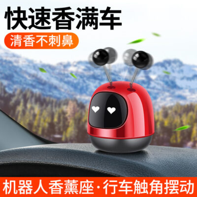 Nước hoa robot cao cấp trang trí nước hoa ô tô sáp thơm ô tô hương thơm nhẹ bền lâu phim hoạt hình robot dưỡng