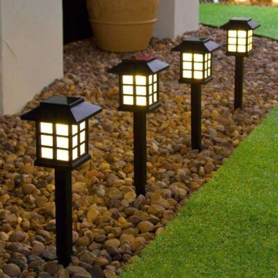 Bãi Cỏ Năng Lượng Mặt Trời Đèn Trang Trí Sân Vườn Cắm Đèn Phong Cảnh Led Chống Nước Ngoài Trời Nhiều Màu Sắc Sân Vườn Đèn Đường Nhỏ Đèn Ngủ
