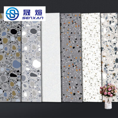 Bắc Âu Màu Gạch Terrazzo 600X1200 Cổ Gạch Phòng Khách Nhà Hàng Nhà Tắm Chuỗi Cửa Hàng Xi Măng Lát Sàn