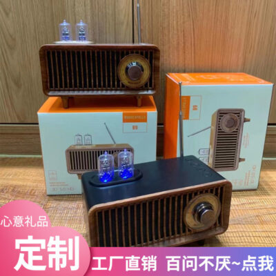 Mới B9 Retro Hộp Bluetooth Âm Thanh HIFI Loa Siêu Trầm Điện Thoại Di Động Thẻ Máy Tính U Đĩa Loa Bluetooth