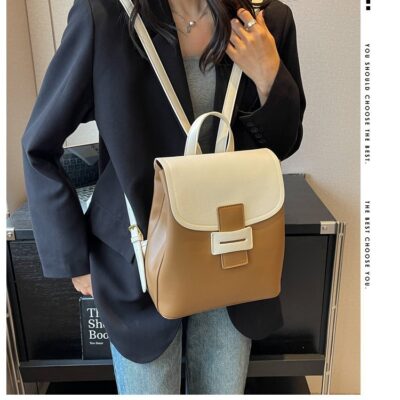 Túi mới ba lô nữ 2023 phiên bản Nhật Bản Hàn Quốc của túi Cambridge ba lô đi làm thông thường túi xách nữ cao cấp