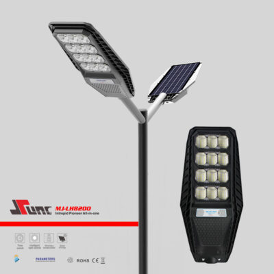 Đèn năng lượng mặt trời sân cảm ứng radar tích hợp đèn đường sân nhà Xuất khẩu đèn năng lượng mặt trời nông thôn mới